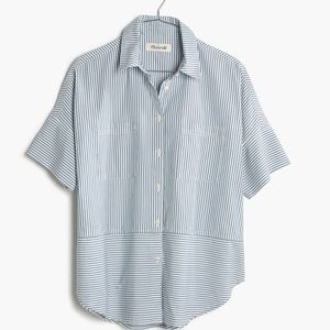 Madewell courier shirt in strip play